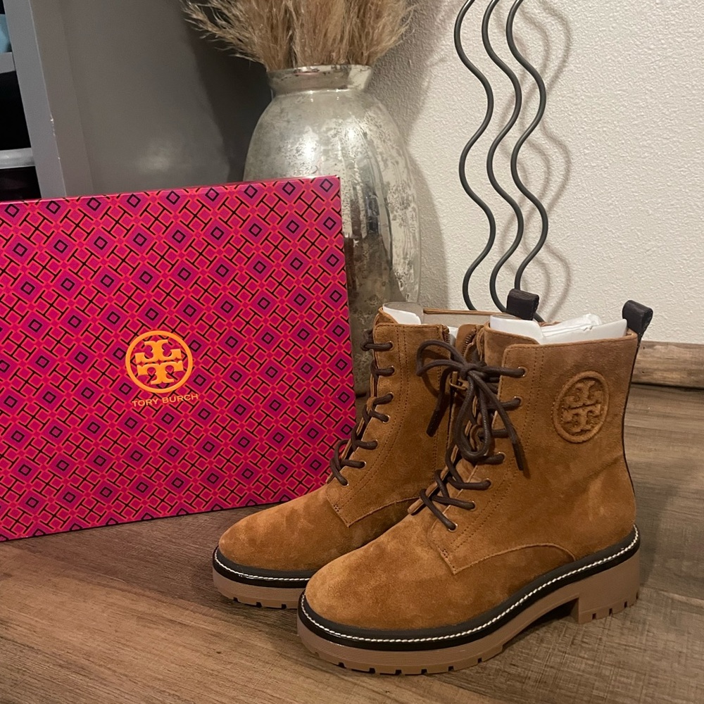 Tory Burch suede ankle boots 7.0 - Picture 1 of 11
